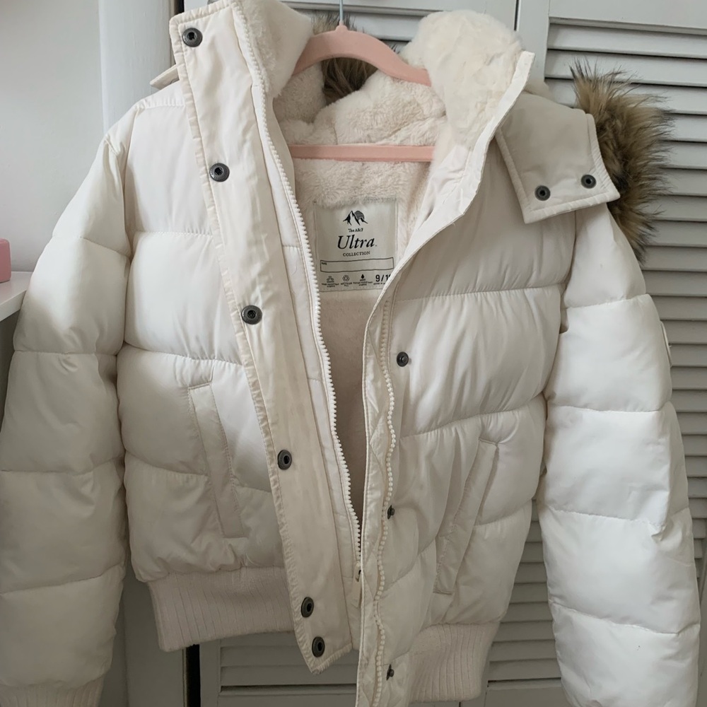 Abercrombie Girls Puffer Jacket Ultra warm coat Size 9-10